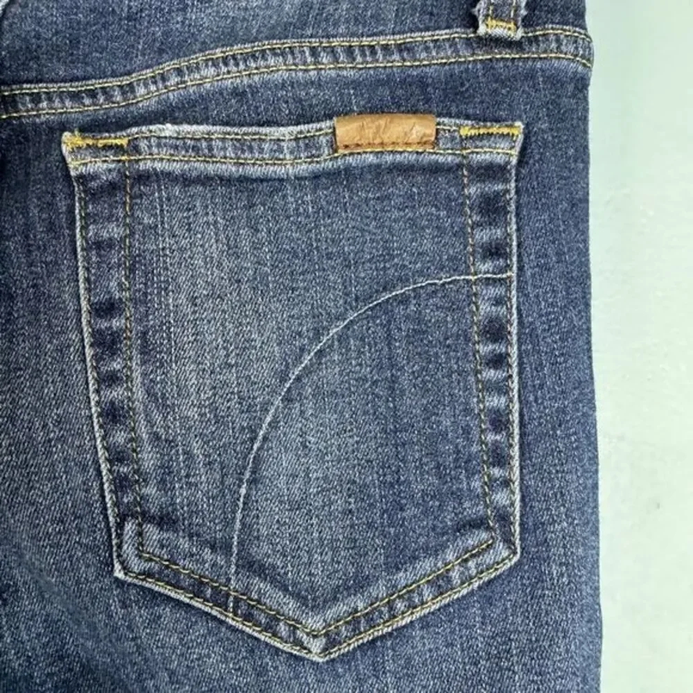 Joe's Womens Aubree Skinny Ankle Jeans Blue Stretch Dark Mid Rise Denim 27‎